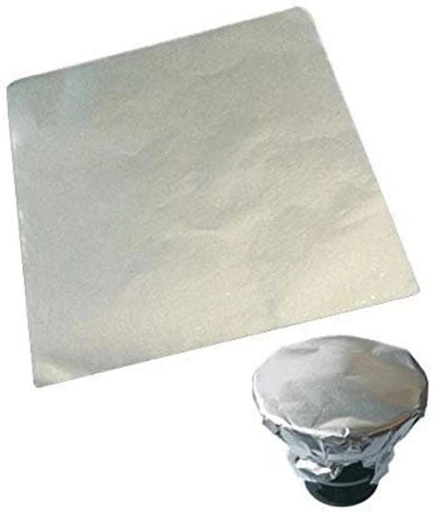 Pre-Cut Silver Hookah Foil Papers/Hookah foil/Aluminum Foil for Hookah/Shisha  Pack of 1 (50Pieces) – Bookmydisposables